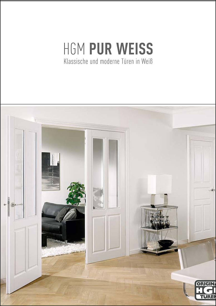 HGM Pur Weiss Weißlack Türen-Katalog