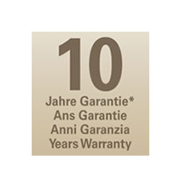 10 Jahre Garantie Ampack