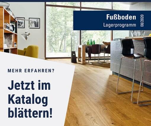 Fußböden und Bodenbeläge wie Parkett, Vinylböden, Laminat, Massivholzdielen, Kork und Linoleum im Leyendecker Katalog