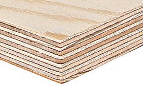 Sperrholz und Sperrholzplatten aus mehreren Furnierlagen