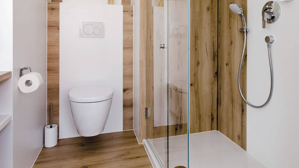 RESOPAL SpaStyling - Schichtstoff für Dusche, Bad & WC | Leyendecker