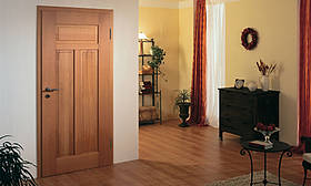 Bild einer Echtholzfurnierten Tür