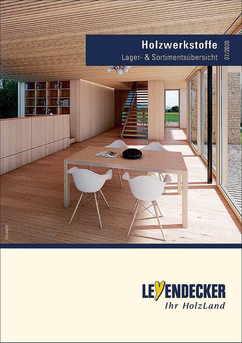 Coveransicht vom Leyendecker Holzwerkstoff Katalog
