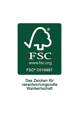 Auszeichnung FSC-Zertifikat