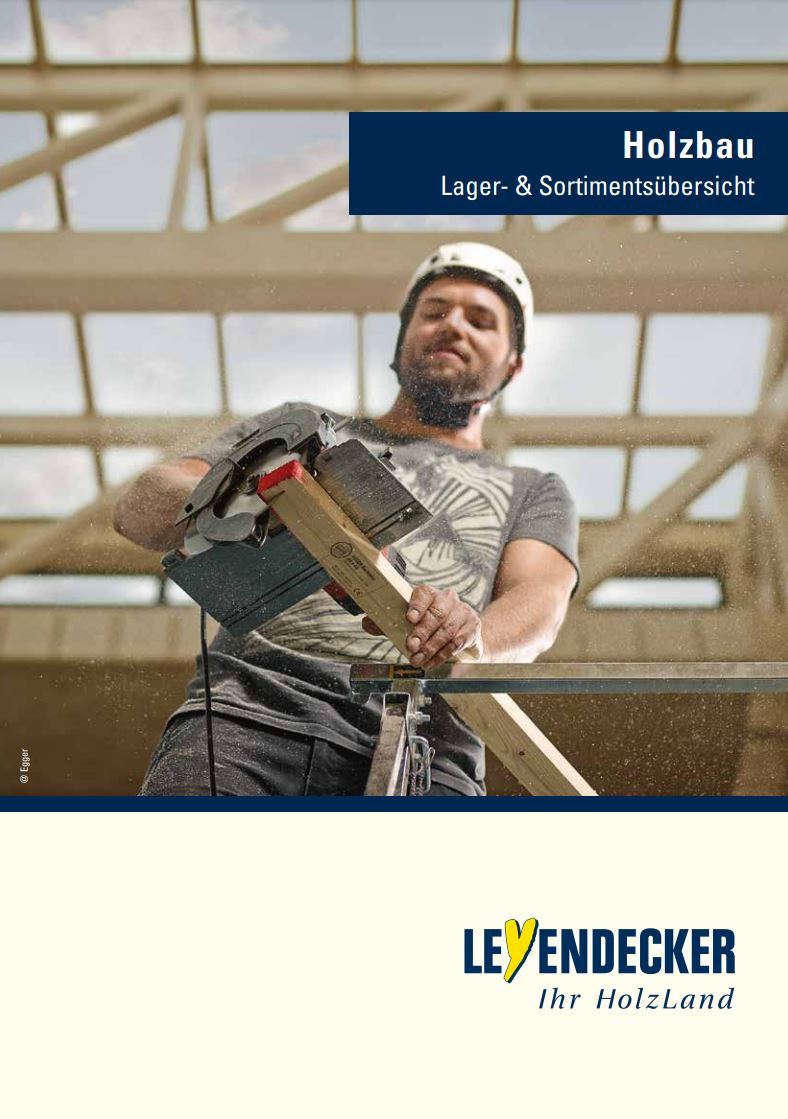 Holzbau Katalog zum Blättern Leyendecker HolzLand Trier